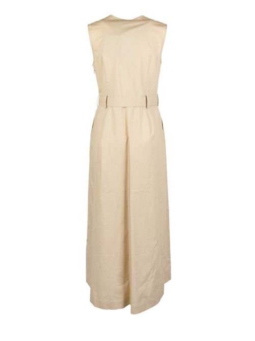 BELTED LONG DRESS WOOLRICH | CFWWDR0184FRUT39448640 WHITE PEPPER